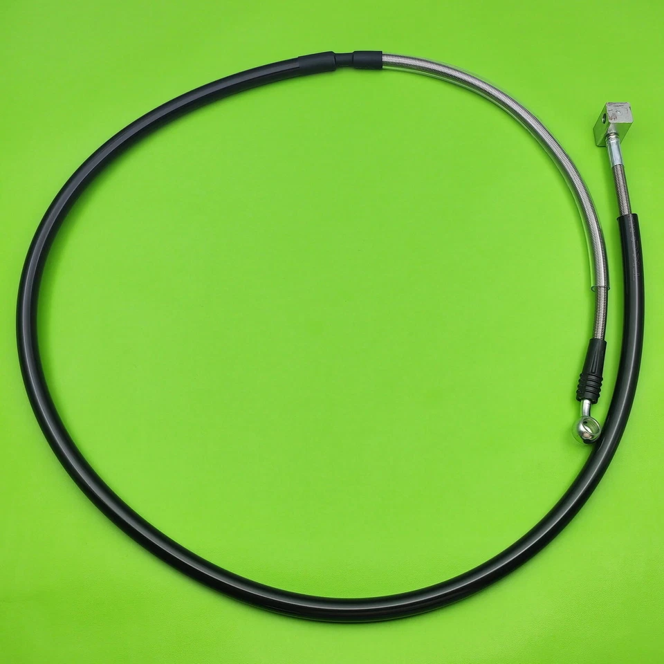 Front Brake Braided Hose Line Pipe For KAWASAKI KLX650 KLX650R 1993 1994 - 1996 - Image 2 of 3
