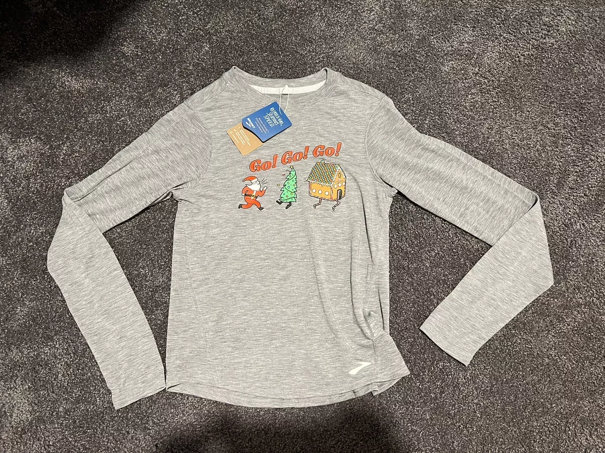 Brooks run hotsell happy holiday shirt