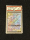 2019 Pokemon SM Unbroken Bonds Reshiram & Charizard GX #217/214 Secret PSA 10
