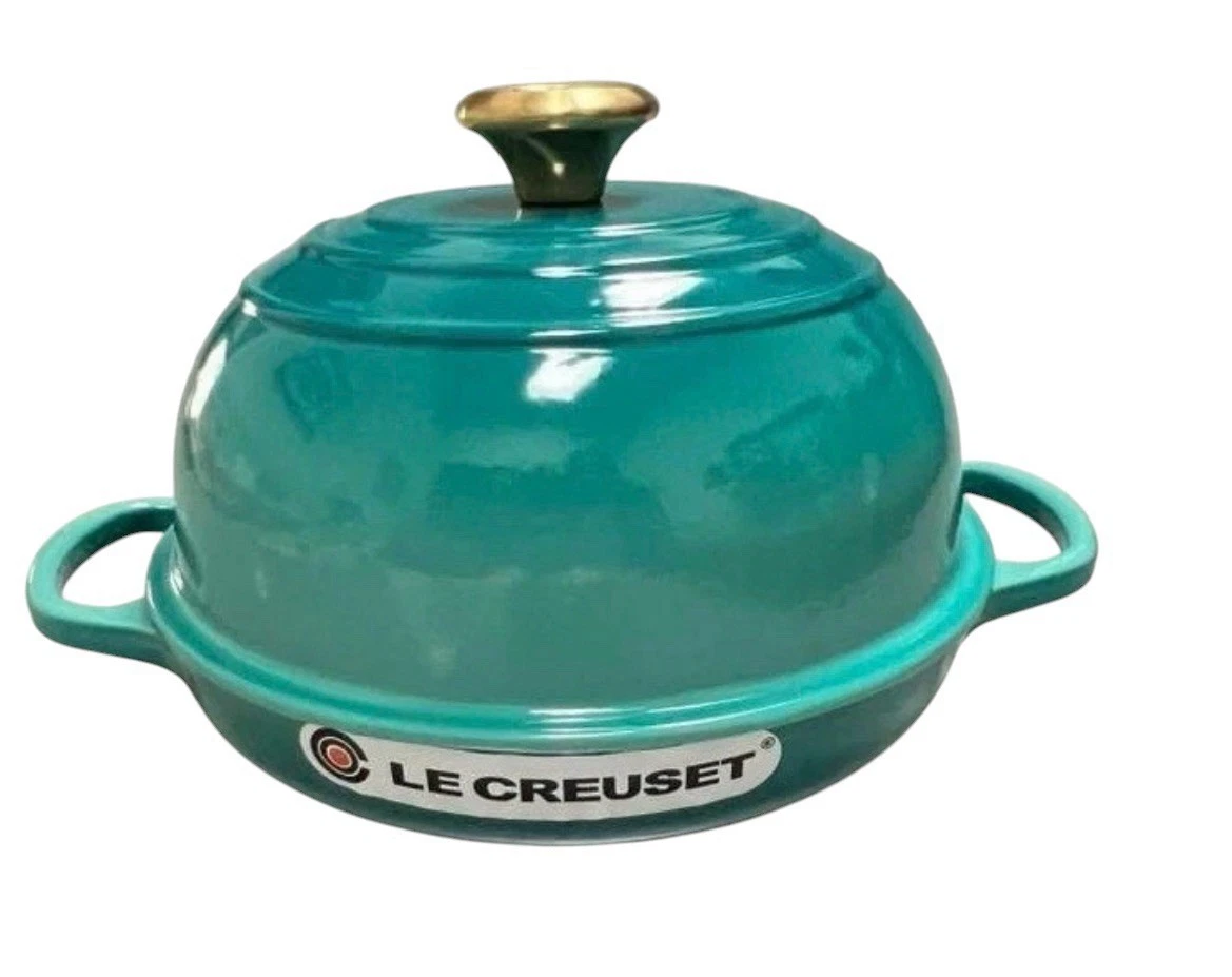 NEW Le Creuset Signature Bread Oven 1.75 Qt Riviera Enameled Cast Iron Bake Pan