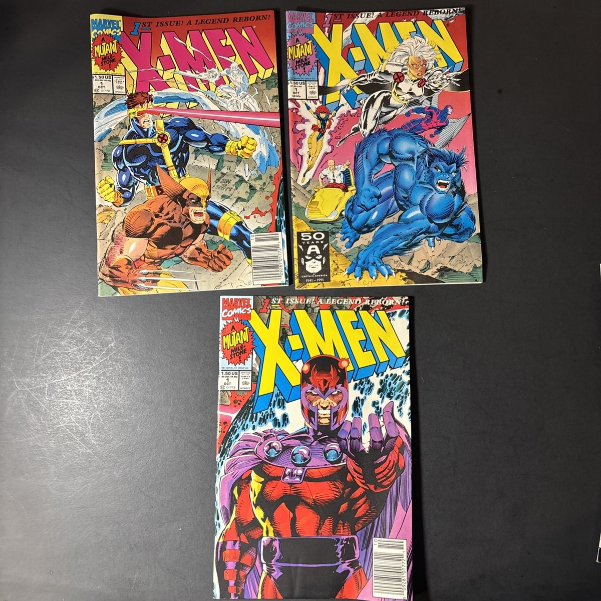 X-Men 1-14 Full Jim Lee Run Lot Of 17 Including All 3 Variants