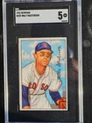 1952 bowman #205 walt masterson SGC 5 EX