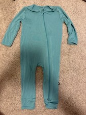 6-12 Months Kyte Baby Bamboo Zipper Pajamas Bundle Lot Of 2