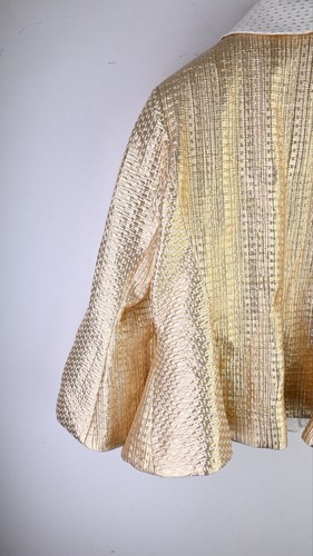 Trelise Cooper "Blazer Glory " tailored blazer in ecru/gold size UK16 - Picture 10 of 12