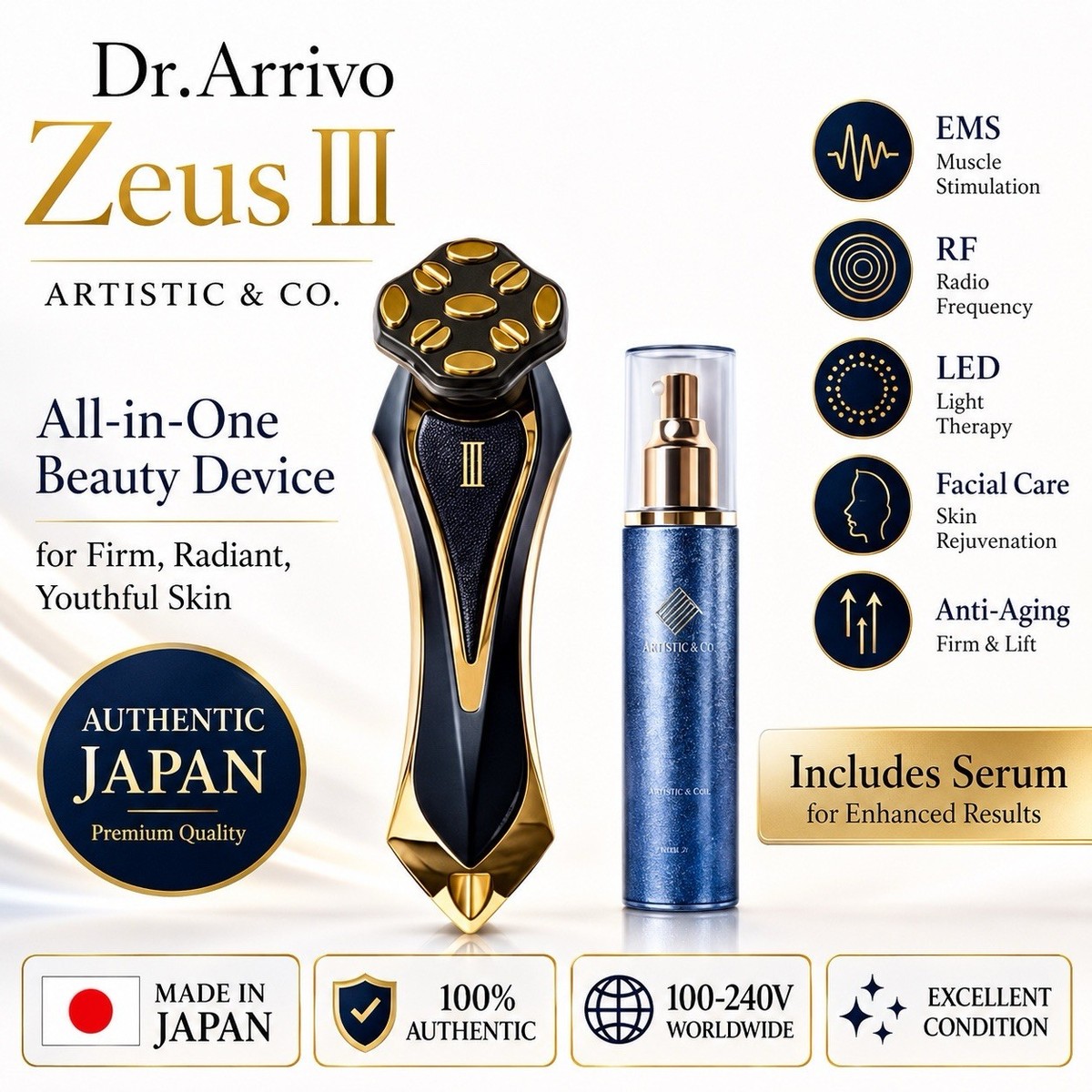 Dr.Arrivo Zeus III ARTISTIC&CO. All-in-one Beauty Equipment Device