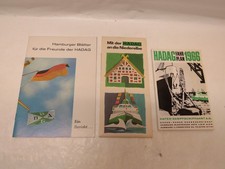 X-41015	Ältere 3 St. Prospekt, Fahrplan etc. HADAG Hamburg