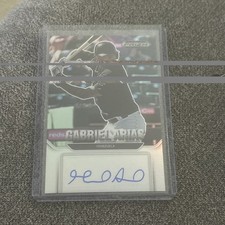 2022 Prizm Draft Picks Baseball Gabriel Arias Autograph SILVER Prizm # AU-AR