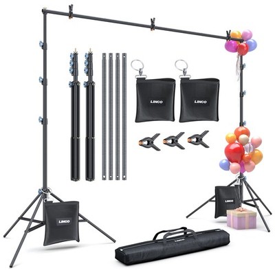LINCO Lincostore 9x10 ft Photography Photo Backdrop Stand Background Support Sys