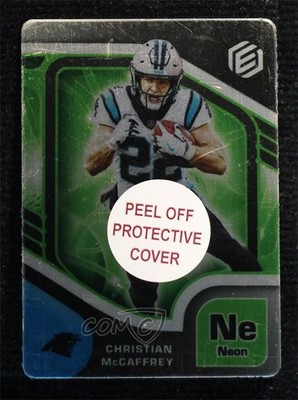 2021 Panini Elements Neon 1/10 Christian McCaffrey #5 7ng
