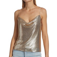 Alice + Olivia Women's Top S Gold Viscose New with tags
