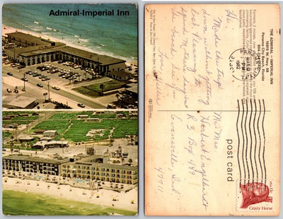 #ad #ad Admiral Imperial Inn Panama City Beach Postcard $3.98