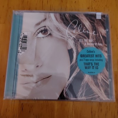 Celine Dion All the Way A Decade of Song CD 1999 Greatest Hits NEW SEALED Epic