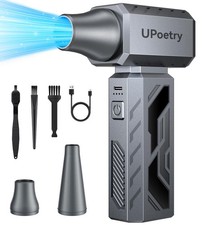 Compressed Air Duster, 130000RPM Electric Air Duster Brushless Motor with Ste...