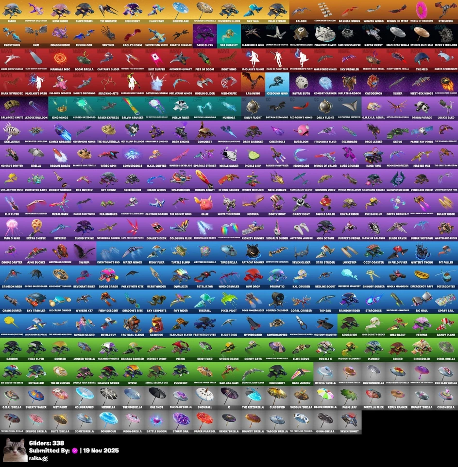 Fortnite 904 Skns Black Knight,Wildca,Galaxy,Ikonoc,Glow,Omega,Sparkle CONTACT M - Image 3 of 4