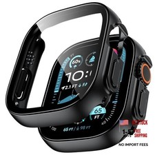 2 Pack Hard Case for Apple Watch Ultra 3/Ultra 2/Ultra with PC 49mm Black