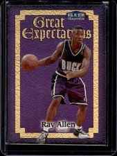 1998-99 Fleer Tradition Ray Allen Great Expectations #2 GE Bucks