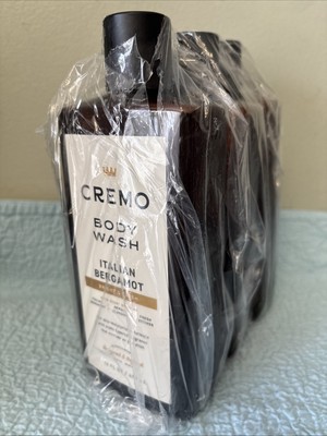 3 Pk Cremo Italian Bergamot Body Wash for Men, Neroli Blossom, Vetiver, 16 fl oz