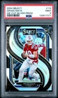 2024 Panini Select Drake Maye Rookie #113 Silver Prizm Die-Cut (RC) PSA 9