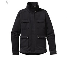 Patagonia W's Women  s Better Sweater Jacket 25530 Black Multi Pocket Zip Up Sz S