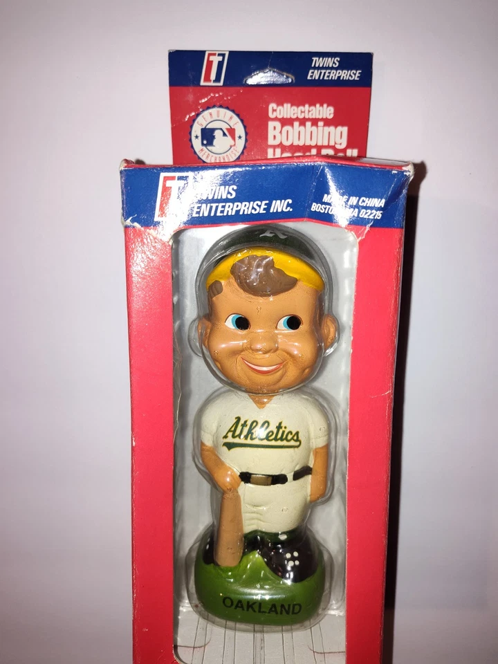 Bola de beisebol vintage Oakland Athletics A’s And Pirates Nodder Bobblehead MLB  - Imagem 3 de 3