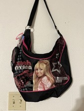 Disney Hannah Montana Duffle Bag Pink Nylon Guitar Design, NEW With Tags
