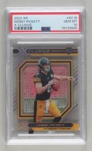 2022 Panini XR X-Clusive Kenny Pickett #XC-18 PSA 10 GEM MT Rookie RC