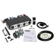 Vintage Air 981414 Underdash Heat & A/C Kit, Engine Turned Insert