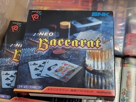 Neo Baccarat (2000, SNK) Brand New Factory Boxed Japan Neo Geo Pocket NGP Import