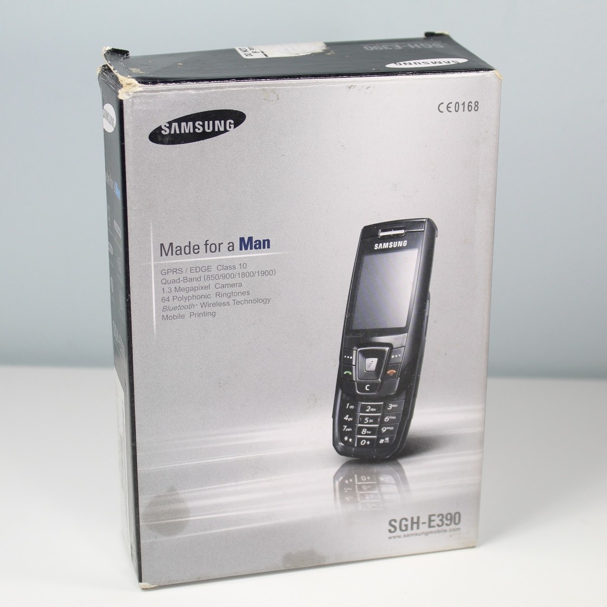 Rare Vintage Samsung SGH-E390 Slider Phone GSM 3G Black In Box