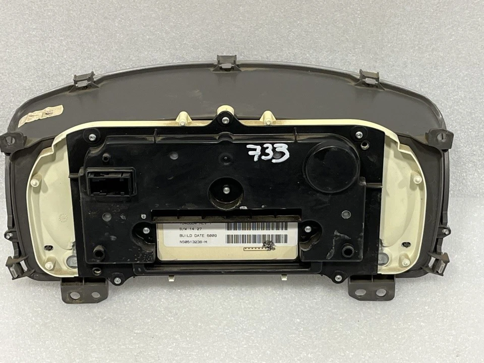 2006 CHEVROLET COLORADO SPEEDOMETER CLUSTER OPTION YC3 UNKNOWN MILEAGE 1346864 - Image 2 of 3