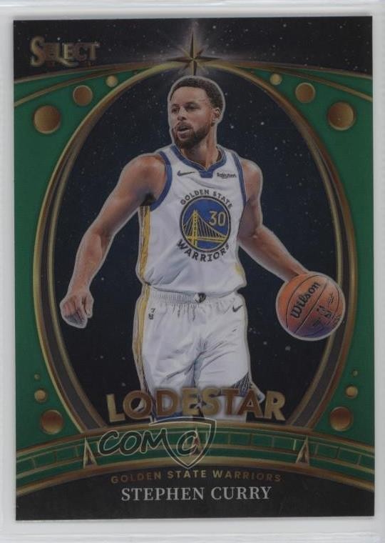 2023-24 Panini Select Lodestars Green Prizm Stephen Curry #6 h7v