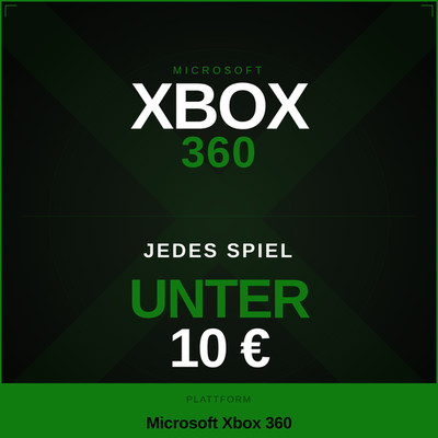 Microsoft Xbox 360 Spiele Auswahl unter 10 