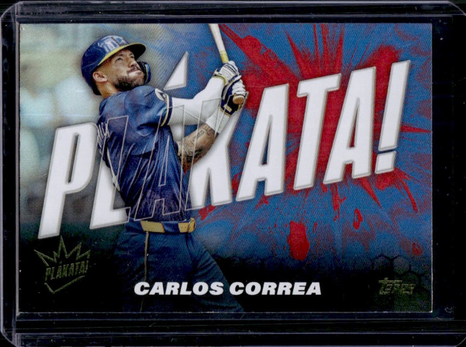 2025 Topps Carlos Correa Plakata #PLAK-13 Twins