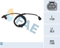 FAE ABS Sensor Raddrehzahl 78025 FüR VW Seat Ford 7M9 Galaxy Alhambra Sharan 7M8