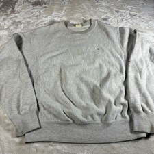 Vintage Champion Reverse Weave Warmup Gray Crewneck Sweatshirt Size Small READ