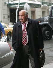 Peter Karmanos Jr CEO Carolina Hurricanes arrives at the NHL- Ice Hockey Photo