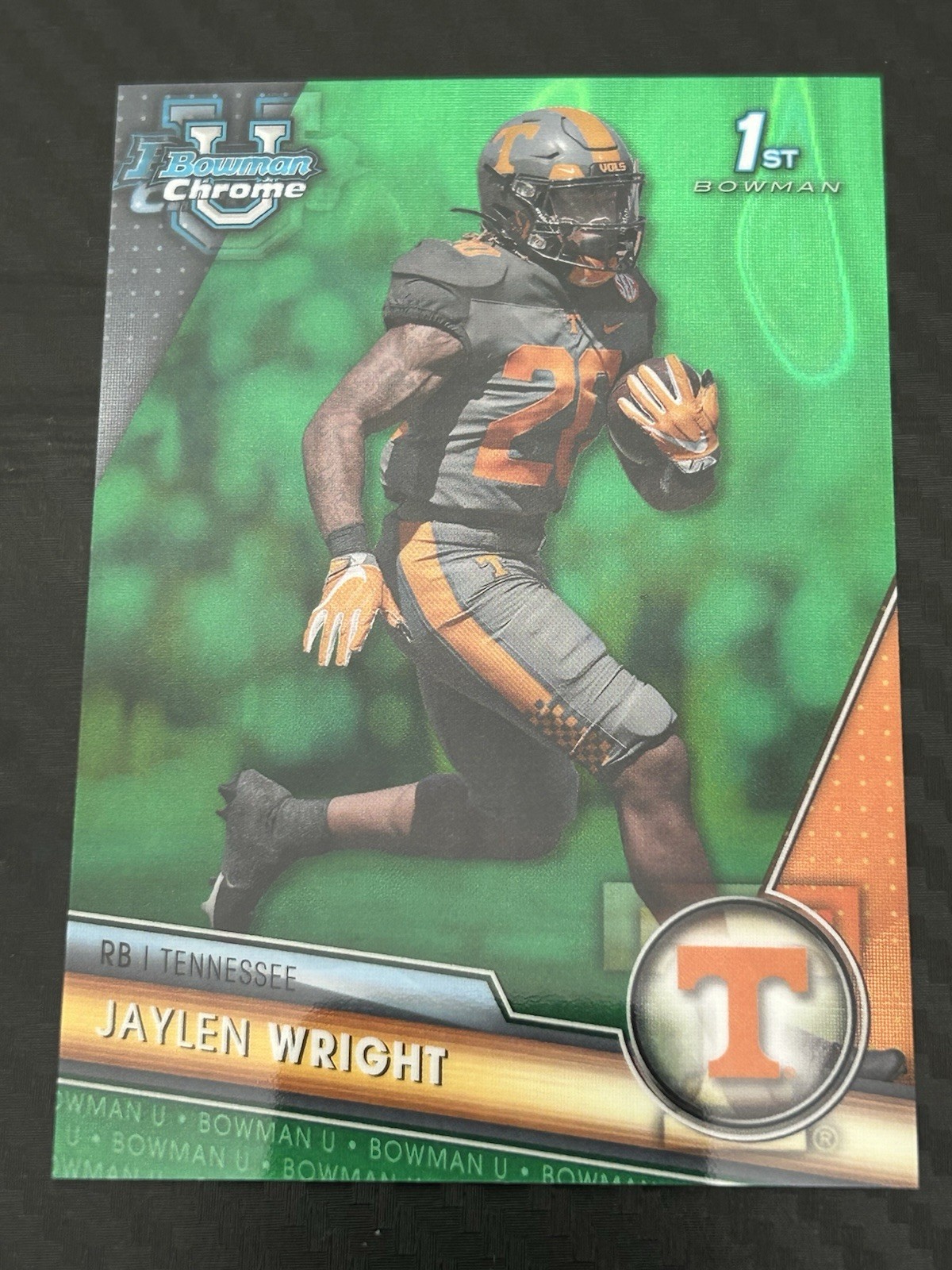 2023 Bowman U Chrome JAYLEN WRIGHT 1st Bowman Green Refractor /99 #130 RC Miami