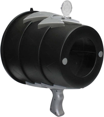 Airzooka , Blast a Harmless Ball of Air Toy, Black, All Ages - Adults Too