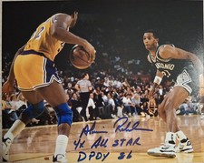 Alvin Robertson San Antonio Spurs 4x All Star 86 DPOY Signed 8x10 Pic Autograph