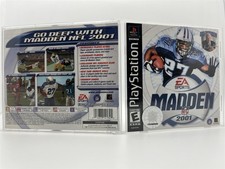 Madden NFL 2001 (PlayStation 1, 2000) Complete Tested Working - Free Ship