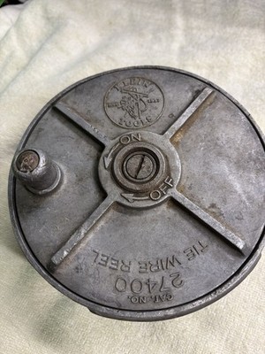 Vintage Klein Tools 27400 Tie-Wire Reel 