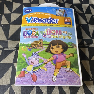 VReader Dora The Explorer & The 3 Little Pigs E-Reading Cartridge