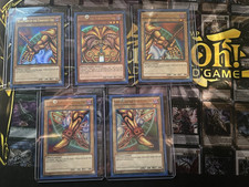 Exodia The Forbidden One limited Rare Set YGLD ENA17-21