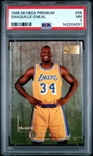1996 SKYBOX PREMIUM #58 SHAQUILLE O'NEAL PSA 7