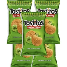 Sabritas Tostitos Salsa Verde 65g con 5 Bolsas