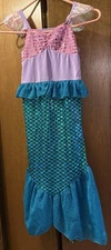 Disney Mermaid Dress Size 7-8 Pretend Play Dress Up Costume