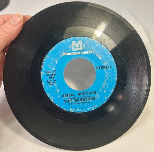 The Winstons Color Him Father Amen Brother MetroMedia Vinyl 45 RPM
