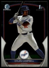 2023 Bowman Draft #BDC-181 Dylan Campbell Chrome 1st Bowman