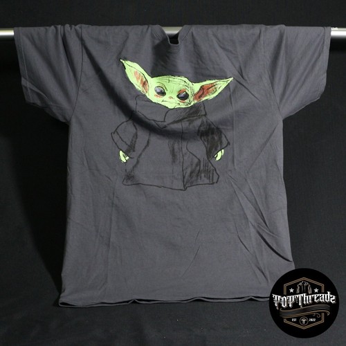 Camiseta Baby Yoda Grogu The Child Talla Mediana Gris The Mandalorian - Imagen 1 de 2