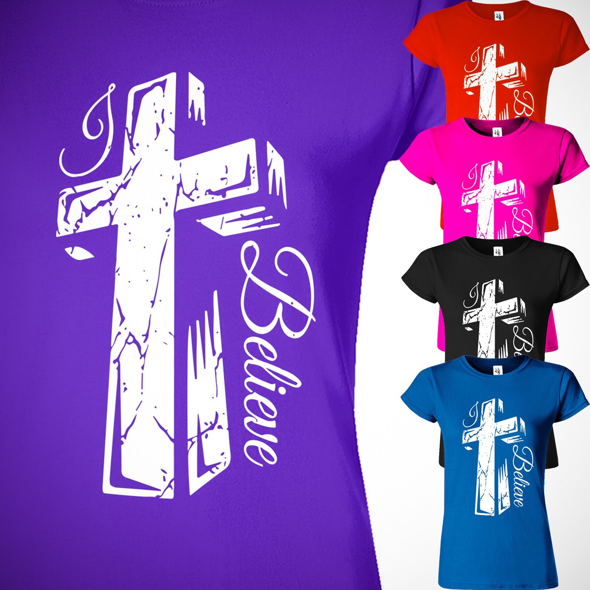 Cross Sign Faith Women T Shirt Cross Sign Faith Women T Shirt